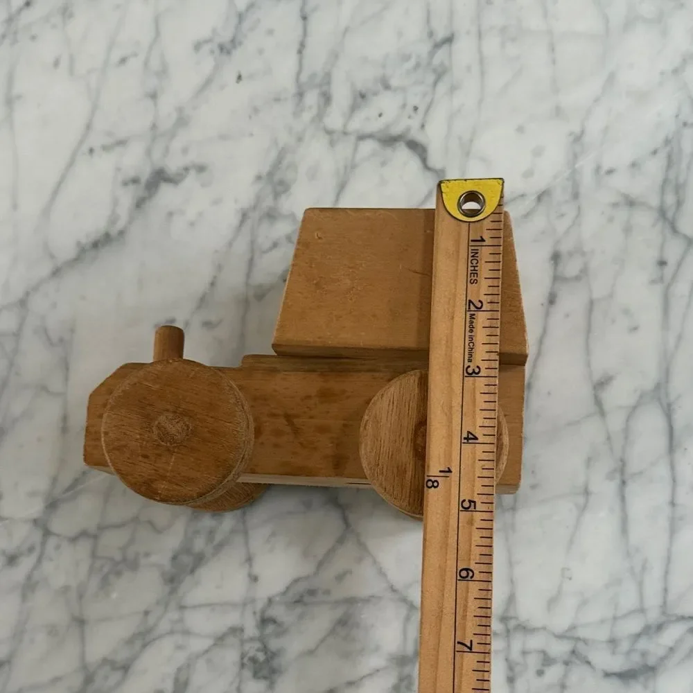 Vintage Wooden Toy Car